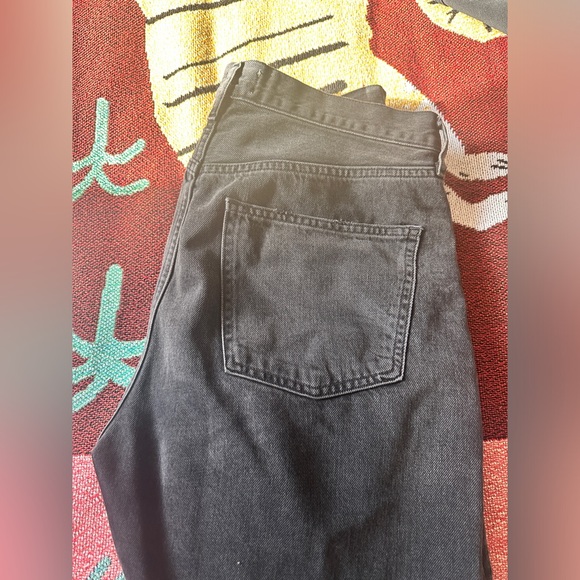 AGOLDE 90s Crop Jeans in Shutter. Like new black high waisted straight jeans - Picture 16 of 16